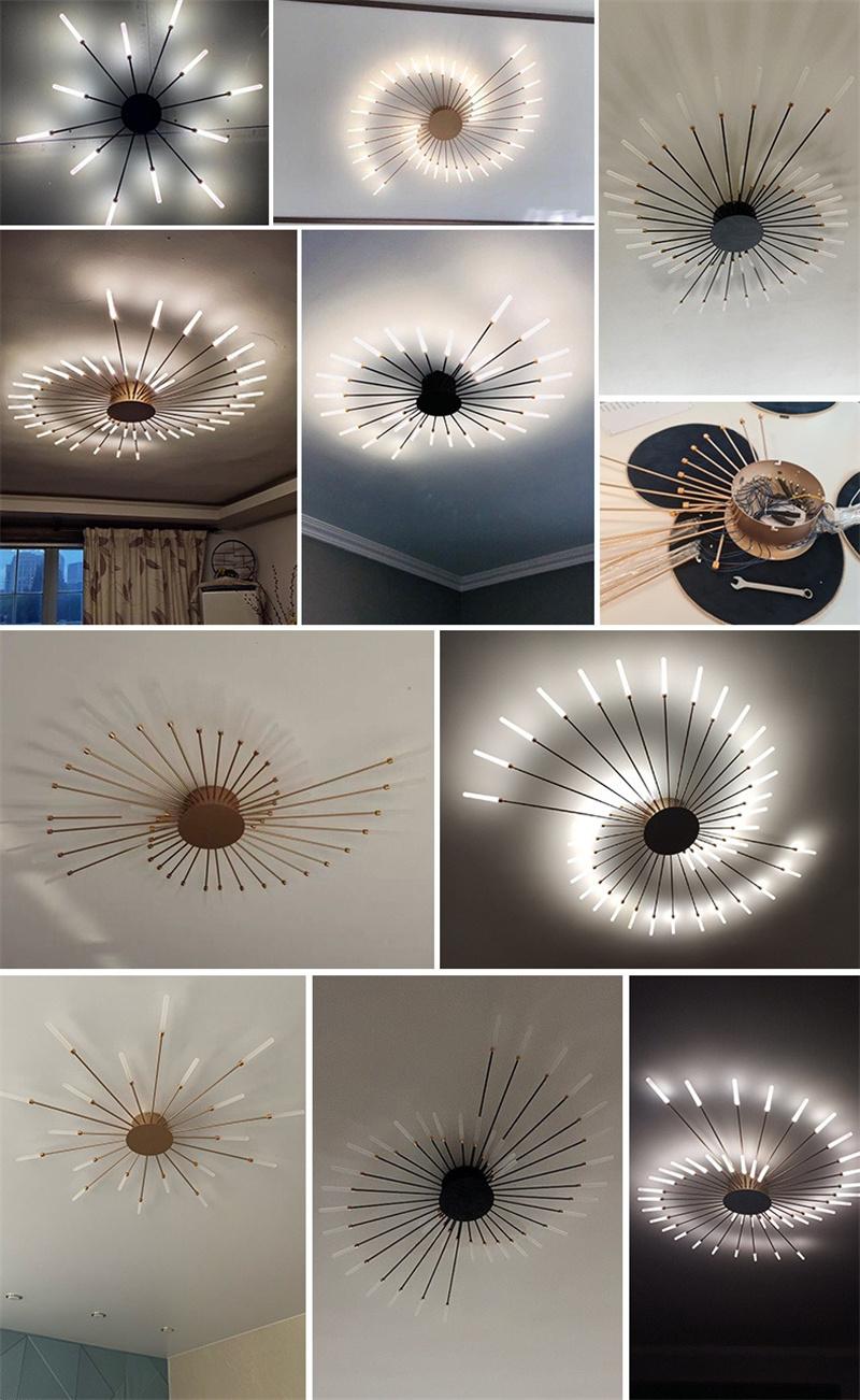 New Style LED Ceiling Lights for Studyroom Bedroom Dining Room Foyer Kitchen Villa Apartment Indoor Home Lighting Creative Lamps