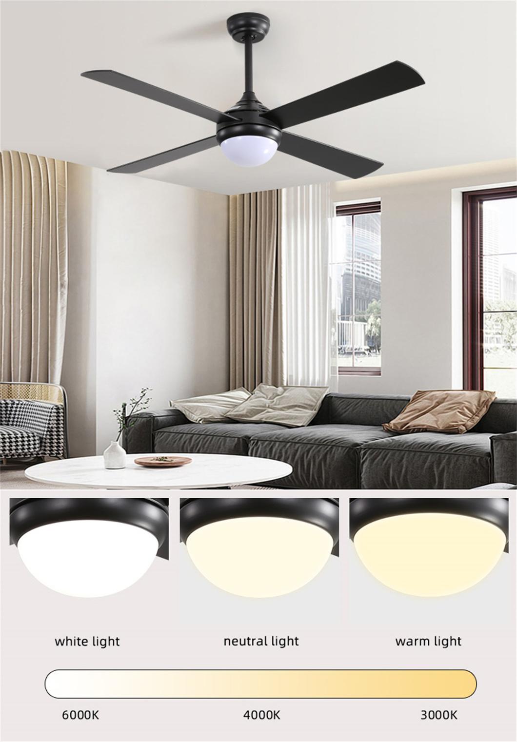 Wholesale Customized 3 Fan Speed Remote Control 60Hz 110V 220V Ceiling Fan and Light