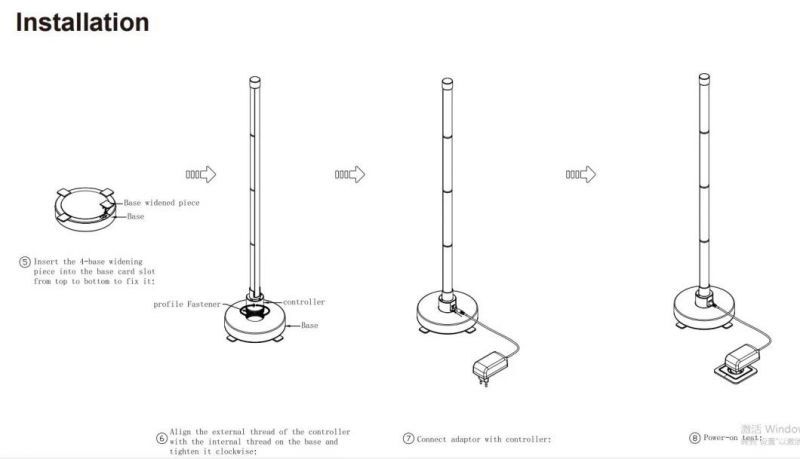 2022 Hot Sales LED Floor WiFi +IR RGB+IC Music Ambient Light Wireless Supplier for Smart Home Use