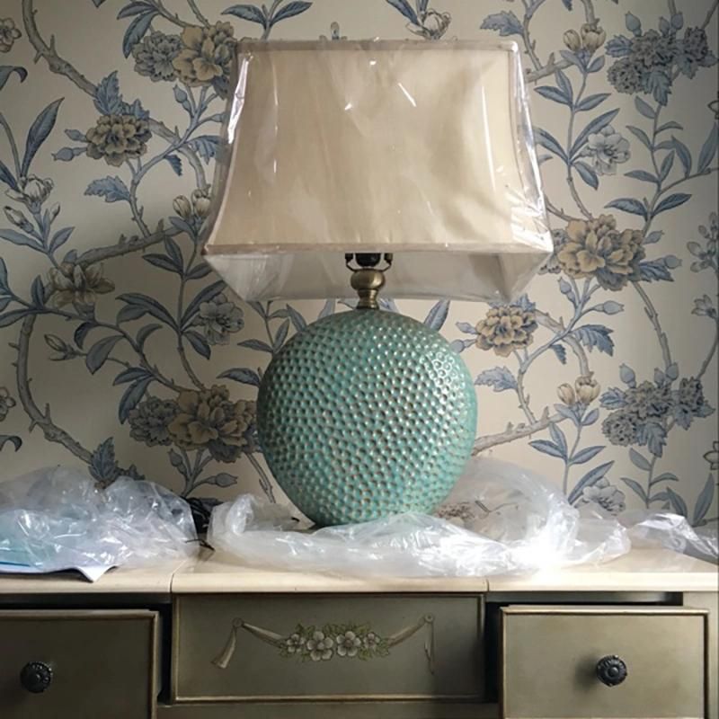 Ceramic Classical Style Vintage Table Lamp Bedside Lamp Nightstand Lamp
