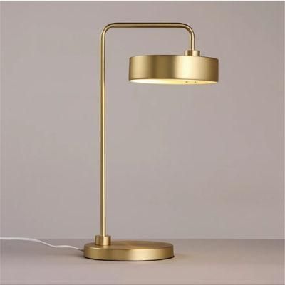Simply Art Designer LED Table Light Modern Concise Iron Study Light Hotel Room Bed Lamp with LED Bulbs