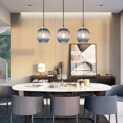 LED Pendant Lights Glass Living Room Light Fixture Dining Room Kitchen Hanging Lamp (WH-GP-66)