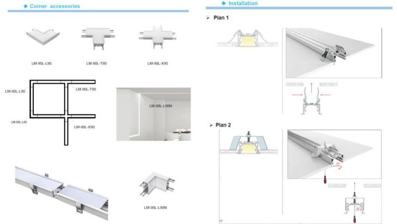 0.6m 1.2m 1.8m 2.4m Recessed Pendant Light LED