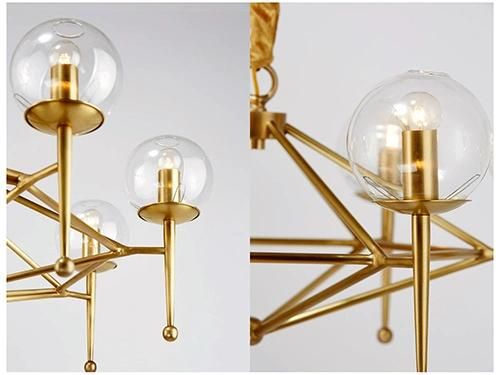 Hot Sale Modern Glass Globe Pendant Light LED Pendant Lamp Hanging Sitting Room Lights