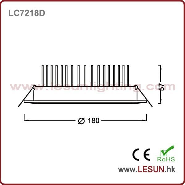 Recessed Instal 28W LED Ceiling Downlight LC7218d