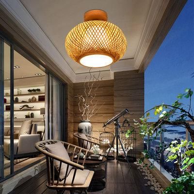 Minimalism Bamboo Shade Home Decoration Ceiling Lights Farmhouse Light (WH-WA-38)