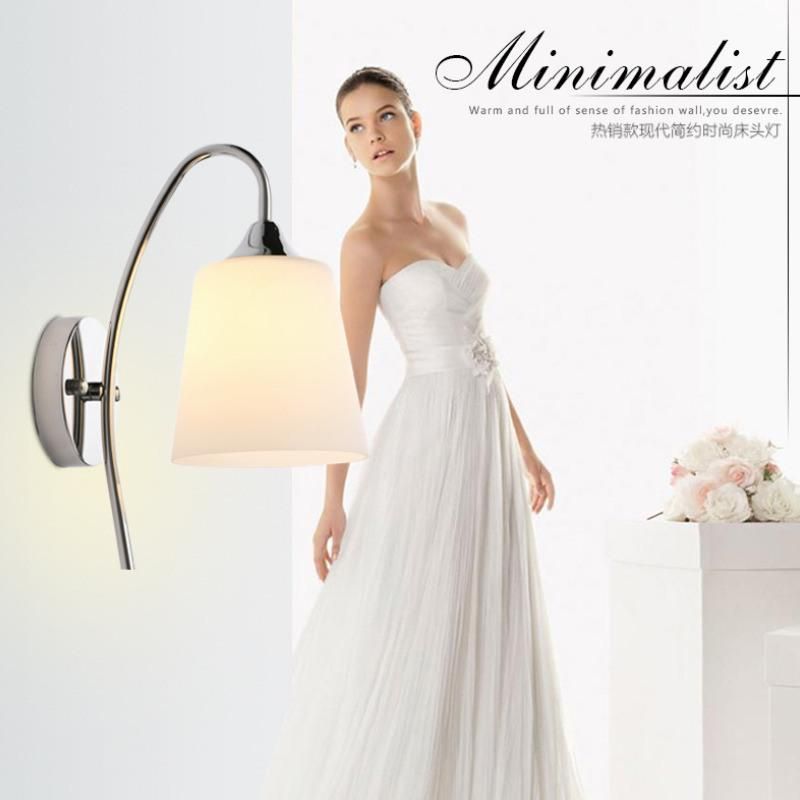 Modern Minimalist Home Decoration Glass Single Head Wall Lamp