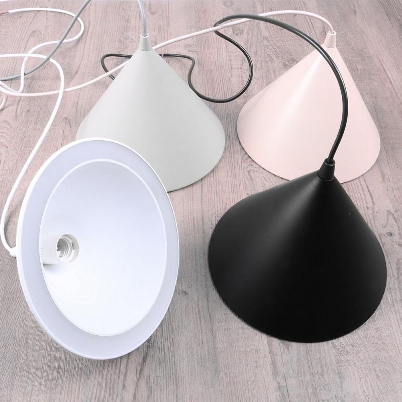 Modern Small Pendant Lamp LED Cone Light Fixture with Aluminum Lampshade for Cafe Bar Restaurant Pendant Lamp (WH-AP-193)