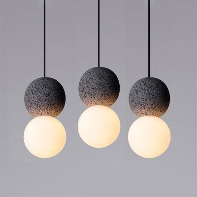 Nordic Creative Pendant Lamp for Living Room Dorte Cement Scandinavian Minimalist Pendant Light (WH-AP-345)