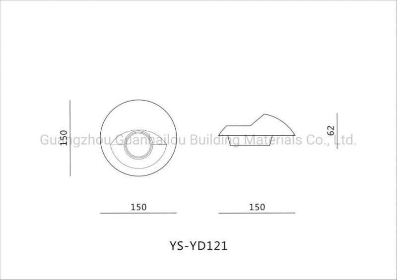 Indoor Gypsum LED Down Light with GU10/ MR16 (121)