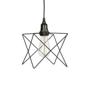 Vintage Retro and Iron Industrial Black Pendant Chandelier