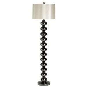 Blackened Nickel Balls Hotel Floor Lamp with E26
