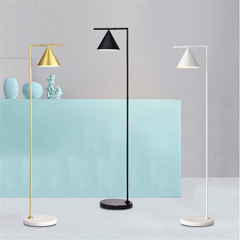 Study Bedroom Simple Modern Gold Vertical Floor Lamps for Living Room Home Decor Stand Light