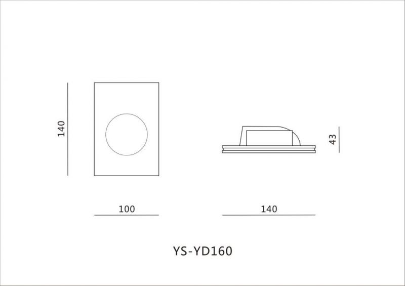 Gypsum/ Plaster Recessed Home Lighting (160)