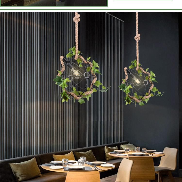 Simulation Green Plant Pendant Lamps Creative Modern Simple Plant Hanging Light (WH-VP-147)