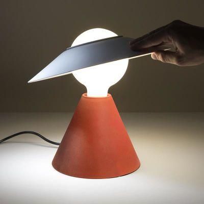 The Fisherman Hat Shape Cute Small Table Desk Lamp for Hotel Villa Apartment Home Rooms Decoration