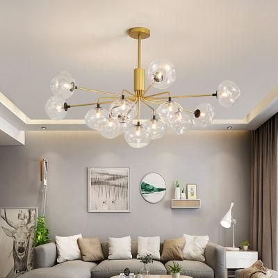 Creative Bedroom Living Room Glass Chandelier