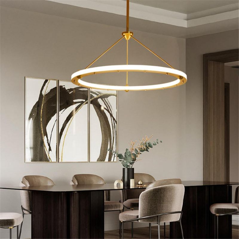 Hotel Modern Chandelier Lighting Stairwell Staircase Pendant Light