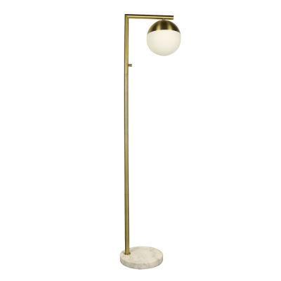 Simple Nordic Bedroom Living Room Floor Lamp Spanish Guardian Gold Black and White Silver Gourd Floor Lamp