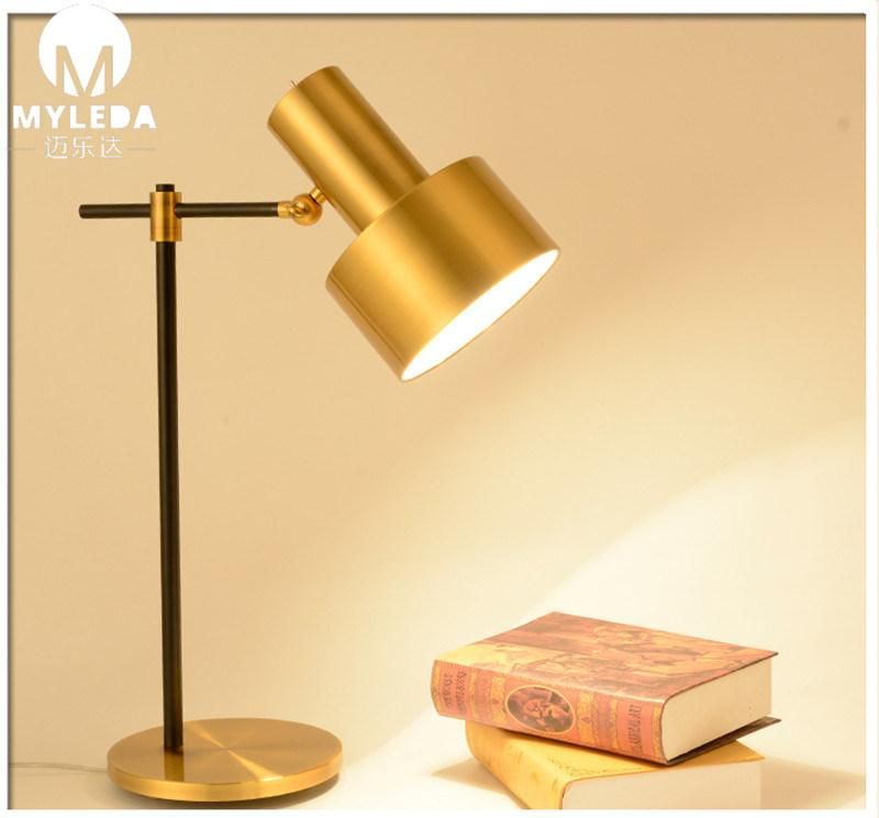 Modern Simple Adjustable Head Table Desk Lamp Night Stand Light