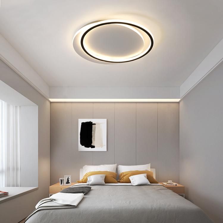 Modern Minimalist Golden Square Surface LED Ceiling Lamp Modern Light