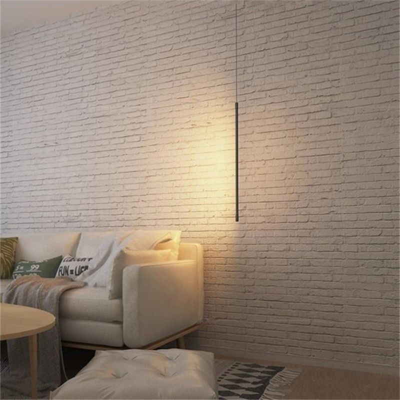 Modern Bedroom Bedside Simple Lights Geometry Pendant Lights Bedroom Living Room Decor Linear Pendant Lamp (WH-AP-254)