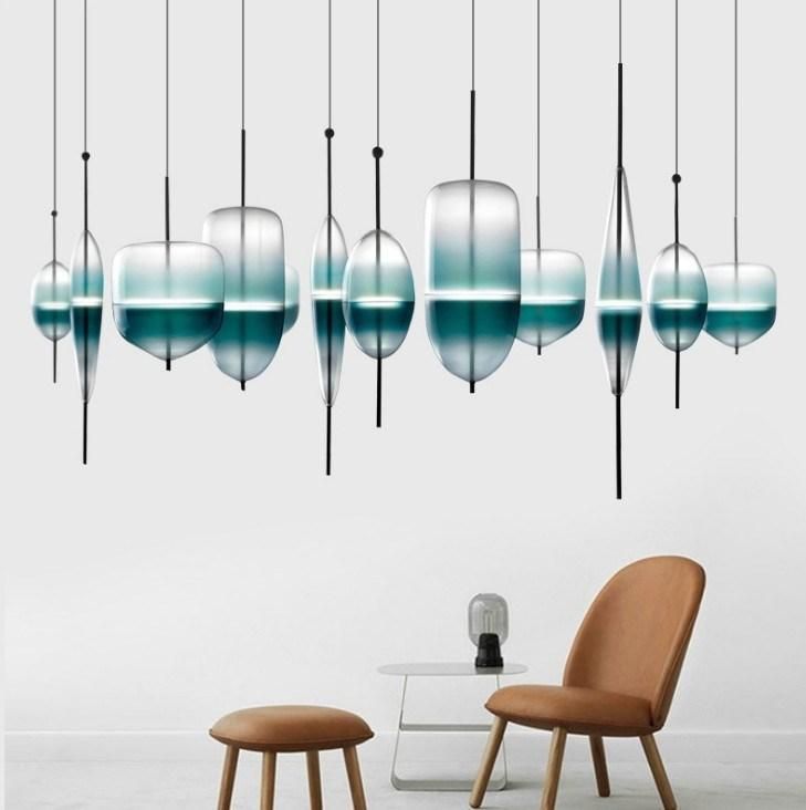 Modern Nordic Frost Glass Luminaire Restaurant Pendant Lamp