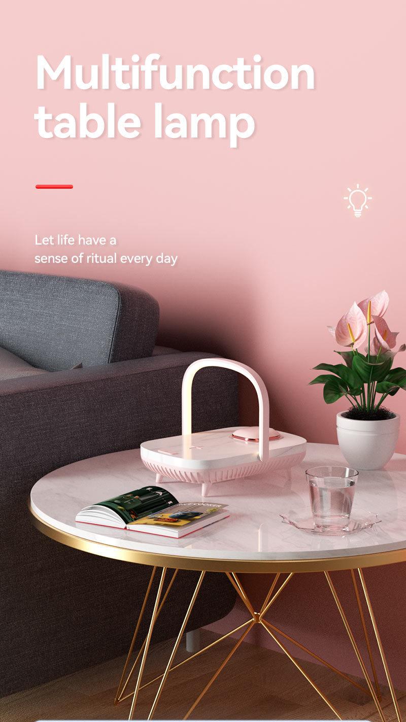 Table Lamp Mosquito Repellent Wireless Charger for Gift 3 in 1 5W Fast Wireless Charging Light