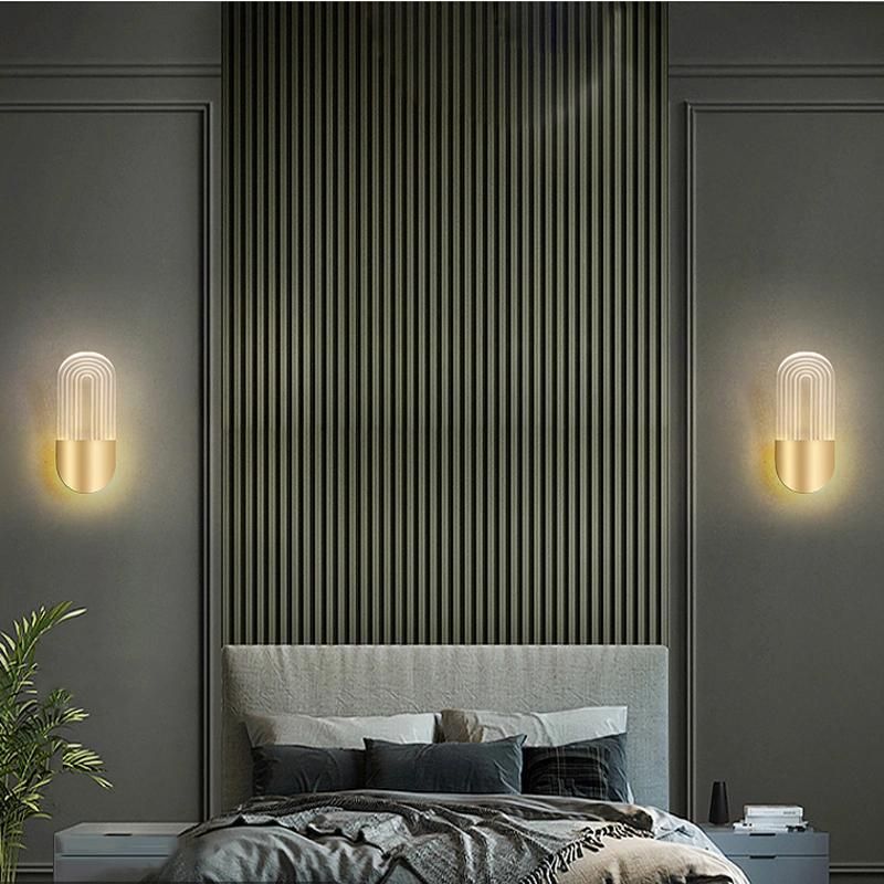 Bedroom Bedside LED Light Modern Simple Staircase Living Room TV Background Wall Lamp