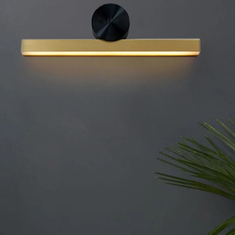 Gold Brass LED Wall Lamp Creative Nordic Minimalist Wall Lamp (WH-OR-104)