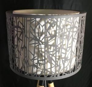 Wholesale Two Layor Laser Cut out Bamboo Lampshade for Pendant and Floor Lamp with Non Elc