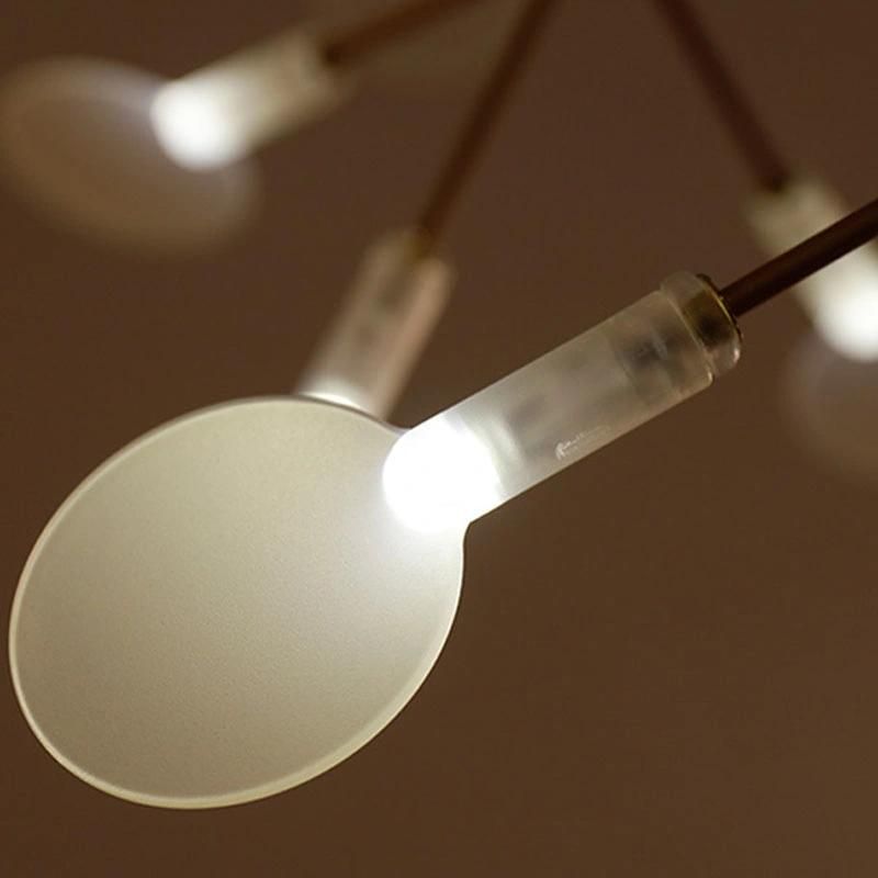 Hot Sale Nordic Creative Branches Lights Firefly Acrylic Leaf Chandelier Dining Room Simple Lighting