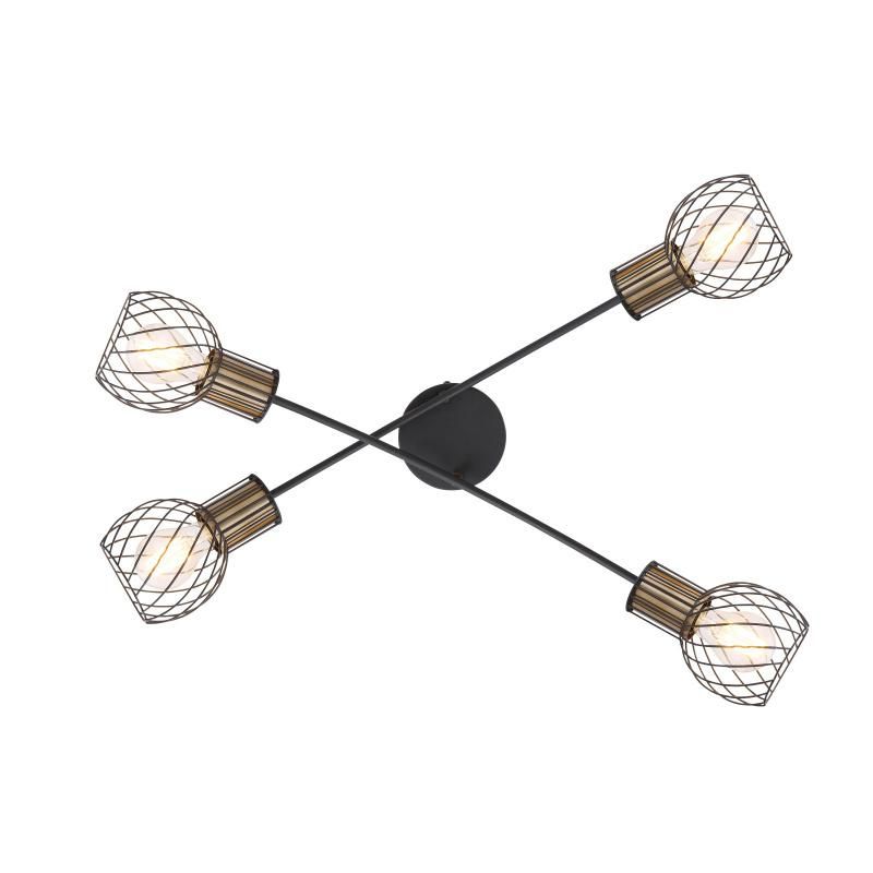 Industrial Retro Bedroom Adjustable LED Ceiling Light