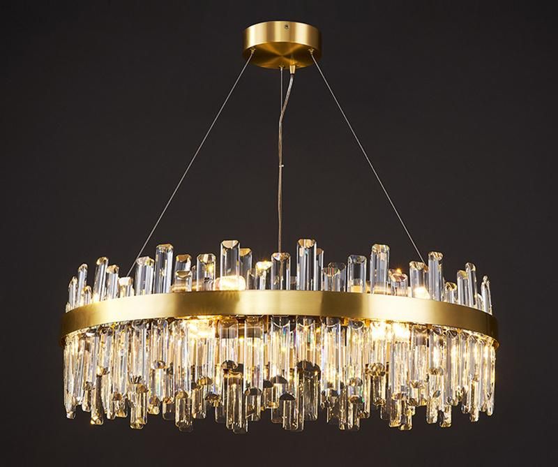 Luxry Indoor Lighting Crystal Chandelier Light Living Room Dining Room Modern Pendant Lamp