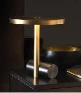 Small Copper Table Lamp