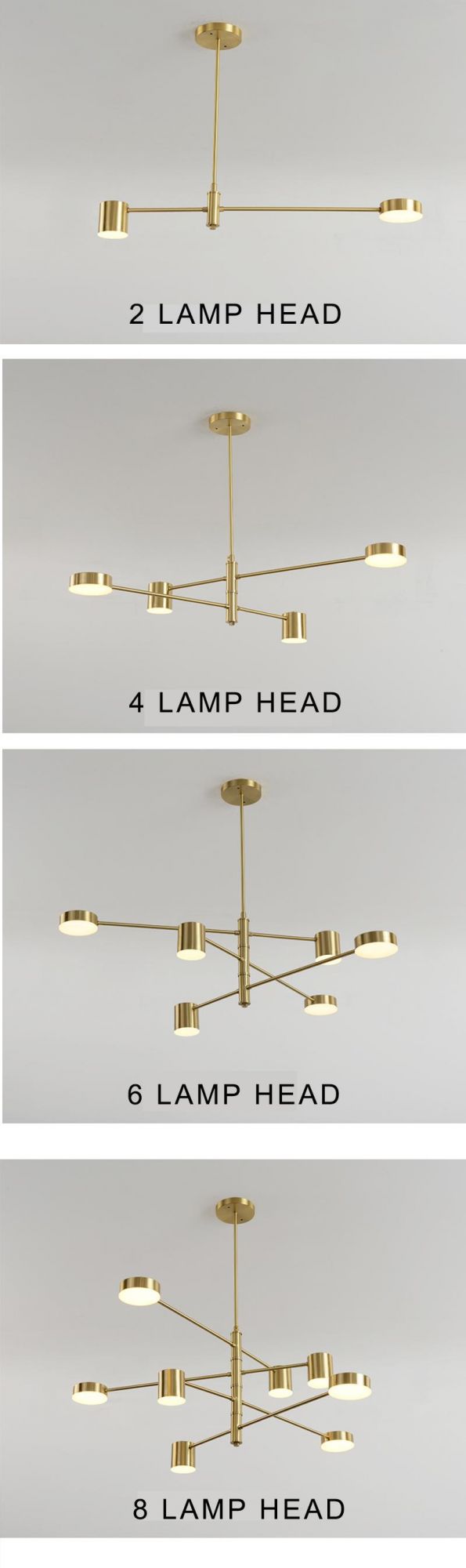 Hotel Use Aluminium Acrylic LED Modern Decorative Pendant Lamp