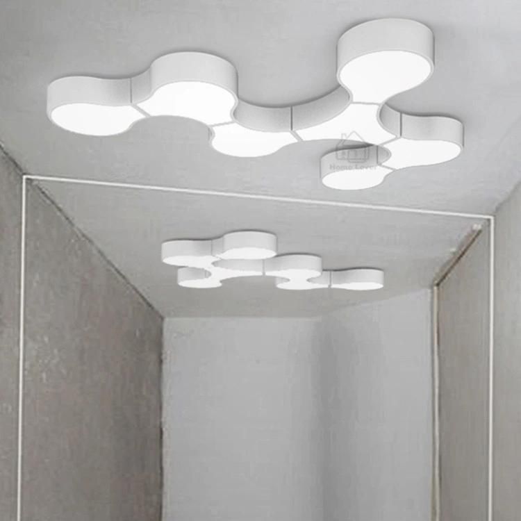 Modern LED Ceiling Lights for Indoor Lighting Plafon LED Cells Shape Ceiling Lamp Fixture (WH-MA-134)