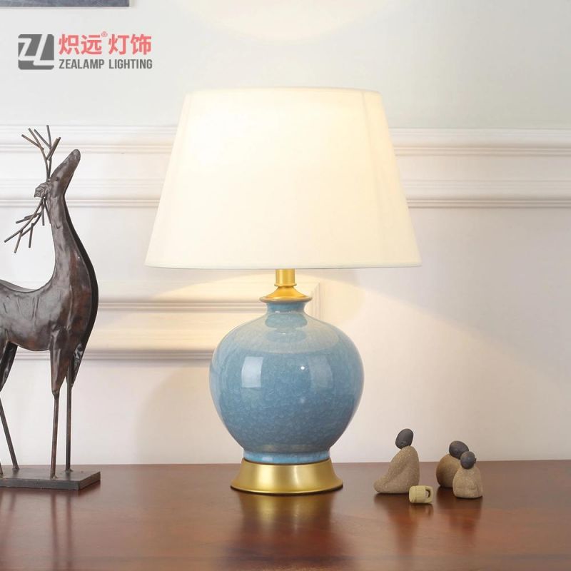 Hotel Table Lighting Fixture Printing Color Decorative Desk Lamp