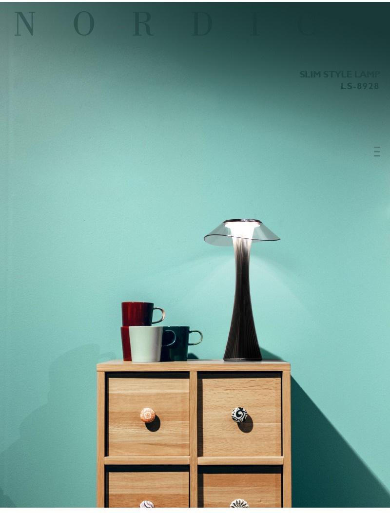 Dimmable USB Gift Table Lamp Touch Eye Protection LED Desk Lamp for Bedroom Bedside Coffee Bar Art Decor Lighting Creative Light