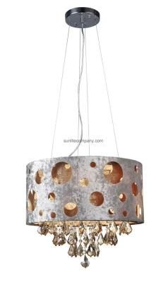 Decorative Chrome Pendant Lamp with Crystal (PD-1352S)