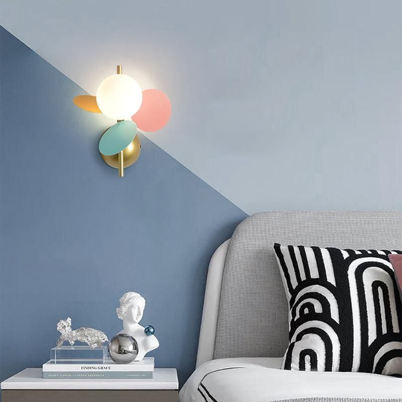 Colorful Bedroom Lamp Bedside Lamp Wall Lamp Creative Stair Lamp LED