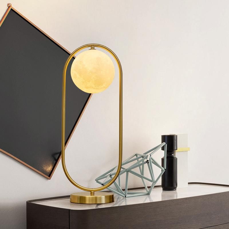 Creative Moon Lampshade Bedside Lamp Nightstand Lamps Table Lamps Light
