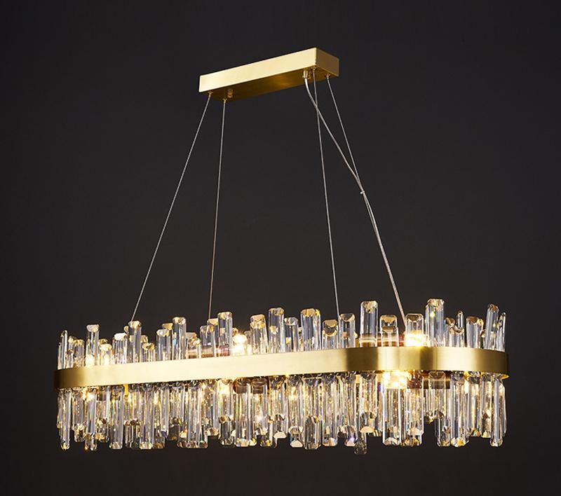 Crystal Chandelier Light Living Room Dining Room Modern Pendant Lamp Simple Luxury