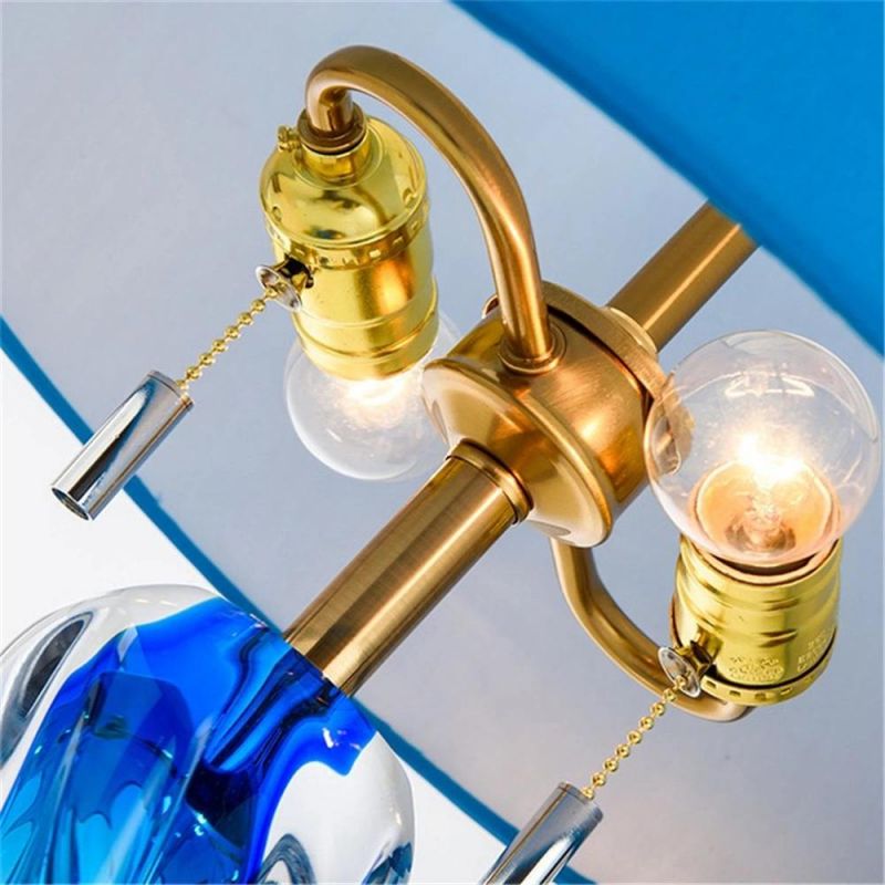 Designer Crystal Table Lamp Living Room Home Decor Table Lights Modern Simple Bedroom Bedside Lamp Parlor Glass Lights Fixtures