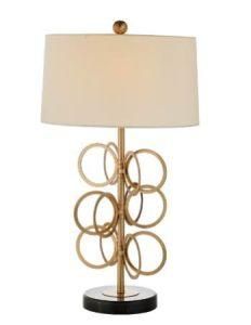 Modern and New Come Gold Table Lamp with Marble Base