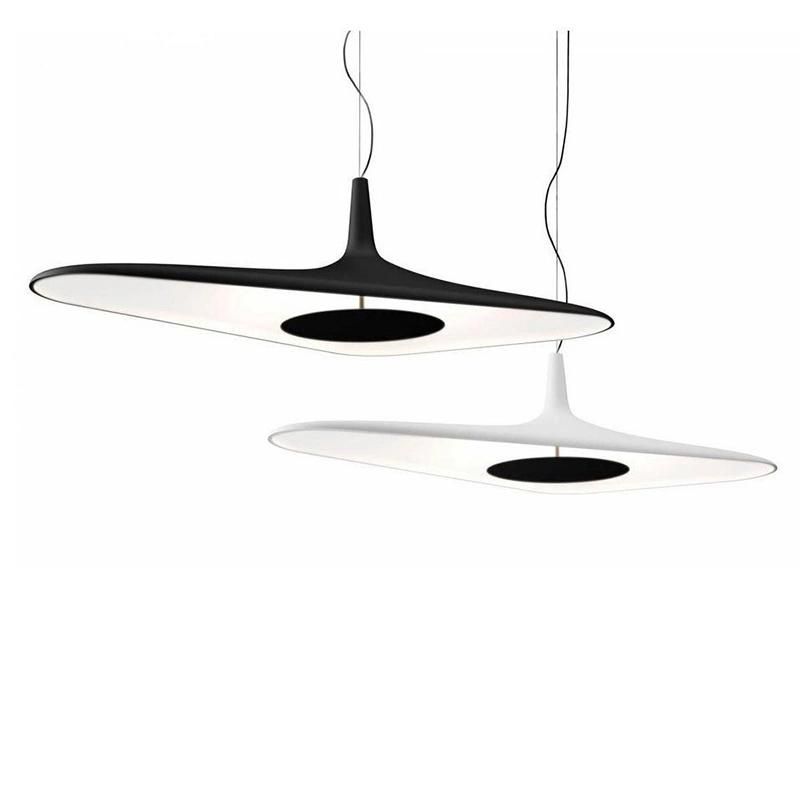 Modern Triangle Contract Style Pendant Lamp Exhibition Hall Hotel Lobby