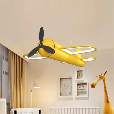 Children&prime;s LED Pendant Lamp Airplane Nordic Hanging Kids Room Decoration Boys (WH-MA-151)