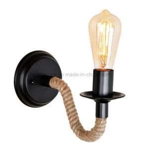 Vintage Retro E27 Hemp Rope Indoor Wall Sconce Lighting