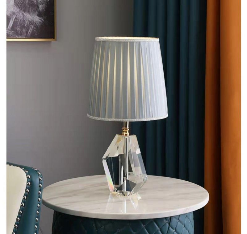 Simple and Modern Light Luxury Romantic Master Bedroom Crystal Lamp Bedroom Mood Creative Fashion Ins Bedside Lamp