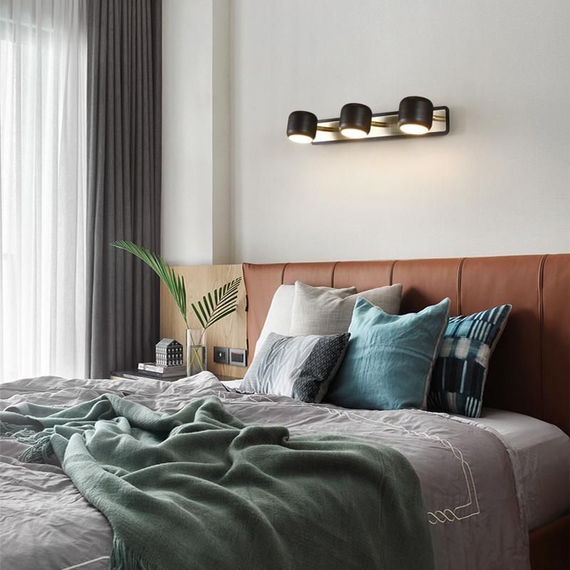 Bedside Wall Lamp Creative Personality Study Rotate Living Room Background Wall Light